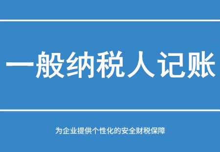 广州一般纳税人企业记账
